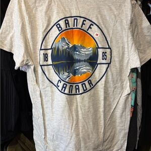 Gildan Heather Gray Banff Canada Tee